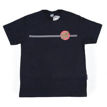 Imagem de Camiseta Santa Cruz Classic Dot Line - Preto-Masculino