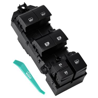 Imagem de Rldym Interruptor dianteiro esquerdo do lado do motorista 84820-0E020 para Toyota Highlander 2014 2015 2016 2017 2018 2019 Toyota Highlander para Toyota Tacoma 2016-2022 substitui 848200E020