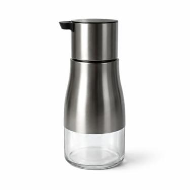 Imagem de Porta Temperos em Vidro com Tampa Inox 320ml · Bico Dosador Retrátil · Design Moderno e Resistente