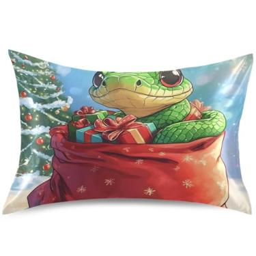 Imagem de Lindas capas de almofada de cetim chinês para festival de primavera com estampa de almofada de resfriamento padrão queen king size travesseiros decoração de cama, tamanho padrão, 66 cm x 50 cm