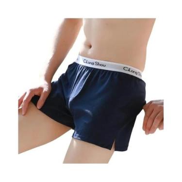 Imagem de Pijamas Masculinos De Algodão Macio E Respirável Com Corte Solto E Sho