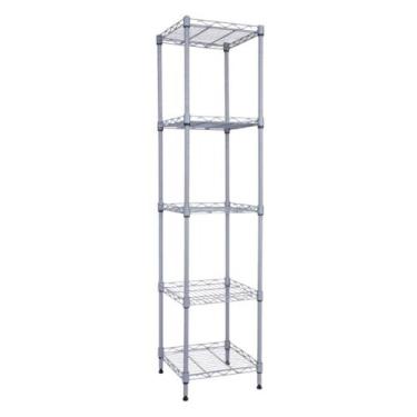 Imagem de Estante Cromada Multiuso 5 prateleiras Ajustavies - Uteall