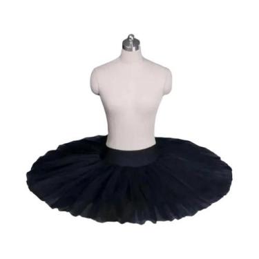 Imagem de Tutu De Balé Profissional Branco Para Adultos E Crianças, Saia Rígida 
