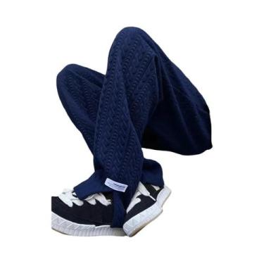 Imagem de Calças De Moletom Masculinas Baggy Hip Hop, Moda Casual Para Outono E 