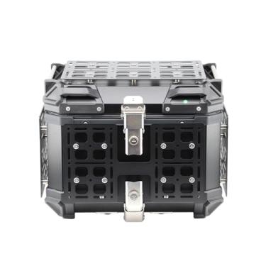 Imagem de Porta-malas multifuncional para motocicleta, 45 L, pesca ao ar livre, suporte universal para bicicleta