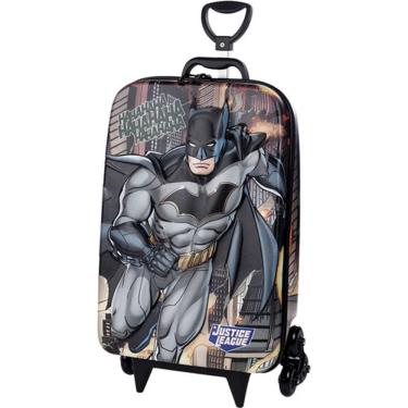 Imagem de Mochila com Rodinha 3D - Liga da Justiça Batman - Diplomata