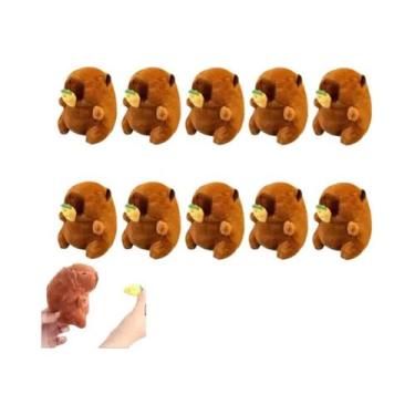 Imagem de Chaveiro De Capivara De Pelúcia Fofa De 12cm, Brinquedo De Desenho Ani