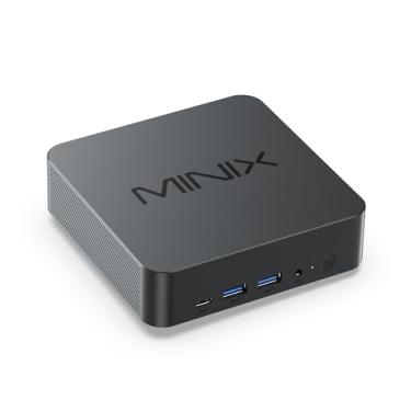 Imagem de MINIX N713 Mini PC, Intel 13th i7-13620H (até 4,9GHz) 1TB M.2 PCIe 4.0 SSD 32GB (16GBx2) DDR5 Mini Desktop Monitor Quad/TB4 8K/2xHDMI/USB-C/Dual LAN para escritório doméstico de negócios