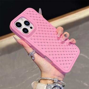 Imagem de HJZSZX Capa de celular ultrafina e macia à prova de choque para iPhone 16 Pro (para iPhone 16 Pro/rosa)