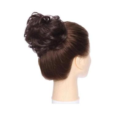 Imagem de Penteado De Cabelo Sintético Preto, Castanho E Loiro, Rabo De Cavalo E