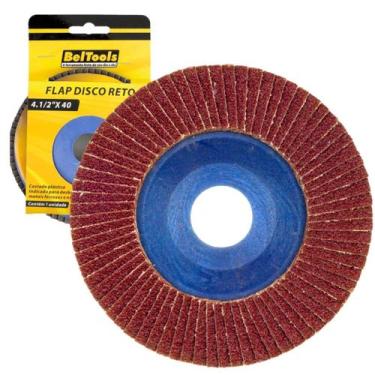 Imagem de Disco Desbaste Lixa Flap Reto G40 4.1/2 Beltools