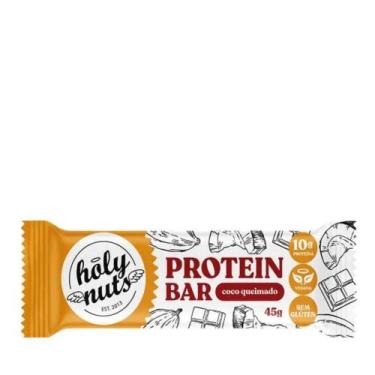 Imagem de Barra de Proteína Vegana Coco Queimado Holy Nuts  45g