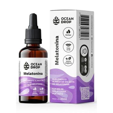 Imagem de Melatonina 21Mcg 600 Gotas Ocean Drop - Melhora do Sono-Unissex
