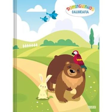 Imagem de Caderno Brochurão Caligrafia Dominguinho 40 Fls Animativa - Caderno Infantil Português Caligrafia (Urso)