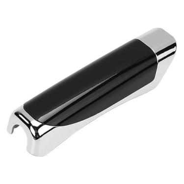 Imagem de Capa Freio Mão Carro Fibra Carbono Antiderrapante Protege e Decora Interior, Uso Diário, Para Proprietários de Carros(Preto)