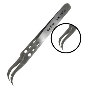Imagem de Pinça Yaxun Ponta Bico Curvado YX-15AA YX-15AS Ponta fina