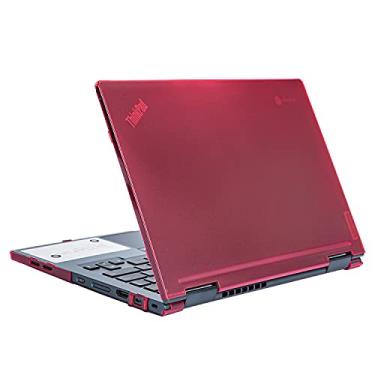 Imagem de mCover Capa rígida compatível com laptop Lenovo ThinkPad C13,3 polegadas 2021 Yoga Gen 1 Chromebook (não serve para outros computadores Lenovo Chromebook e Windows) (rosa)