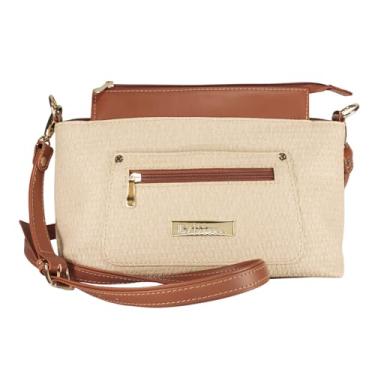 Imagem de Bolsa Feminina Média Delft Palha Moderna