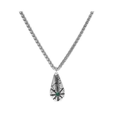 Imagem de Colar Masculino De Pingente Hip-Hop Punk Warhammer 40K, Corrente De Su