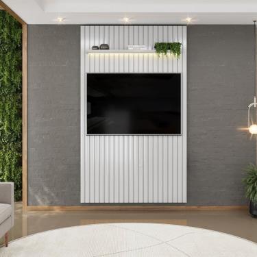 Imagem de Painel para Tv até 60 Polegadas Ripado com LED 143cm Trento Bali