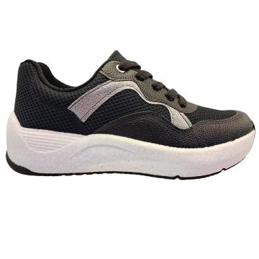 Imagem de Tênis Jogging Beira Rio Nylon Recorte Brilhante Feminino