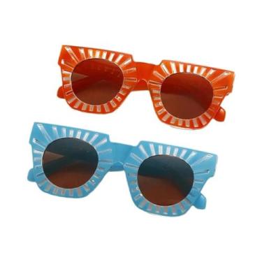 Imagem de Óculos De Sol Quadrados Com Design De Rebites, Estilo Europeu American