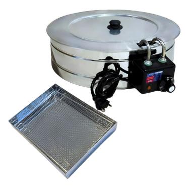 Imagem de Fritadeira Elétrica Industrial Tacho 7L Com Tampa E Escorredor M 220V