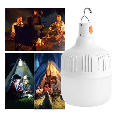 Imagem de Lâmpada Led Lampião Camping Acampamento Recarregável S/Fio C