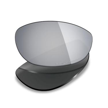Imagem de Mryok Lentes de reposição ultra polarizadas para óculos de sol Oakley Splice, HD Polarized, proteção UV, resistente a impactos e ajuste perfeito - Titânio prata