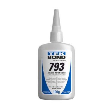 Imagem de Adesivo Instantâneo 793 Tekbond 100g - Adere Materiais Diversos - Setor Moveleiro E Industrial