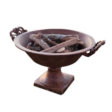 Imagem de Lenheiro Serrinha 64x50cm Lareira Uva Borgo Ferro Fundido