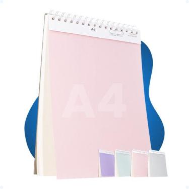 Imagem de Caderno De Desenho Escolar Artes Cartografia A4 Folhas 100g - Hxt, Ros