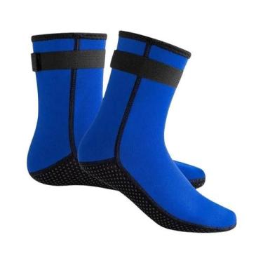 Imagem de Meias De Neoprene De Corte Alto Para Natação, Mergulho, Surf, Snorkeli
