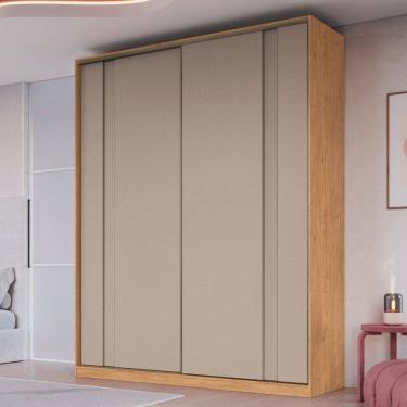 Imagem de Guarda Roupa Casal 2 Portas de Correr em MDF Conde New Moveis Castro