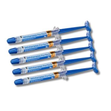 Imagem de Kit 5 Clareador Dental Caseiro Whiteness Perfect 16% Fgm