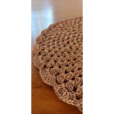 Imagem de Conjunto Sousplat em Crochê 6 peças - Valcrocheterapia