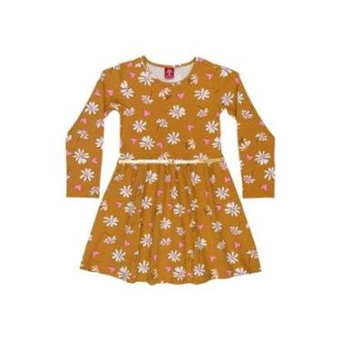 Imagem de Vestido manga longa Infantil em Cotton Bee Loop-Feminino