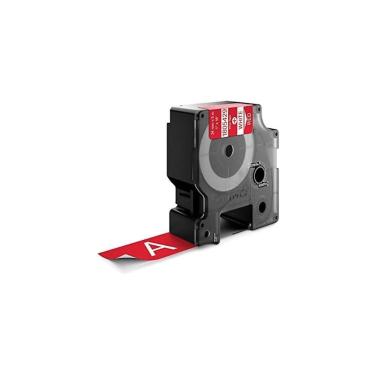 Imagem de Fita Rotulador 24MMX5 5M Vinilica Vermelha Dymo