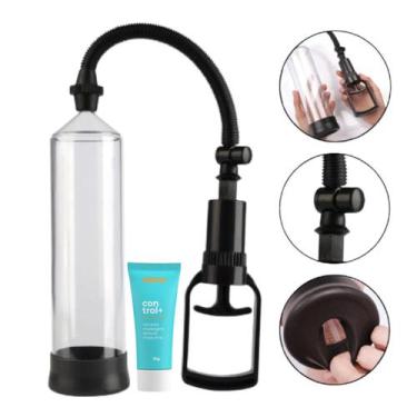 Imagem de Kit Bomba Desenvolvedora Manual Gel Retardante Control Masculino - Hit