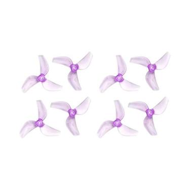 Imagem de Hélice Gemfan 1219S PC De 3 Pás E 31mm, 4 Pares Para Drones FPV De Cor