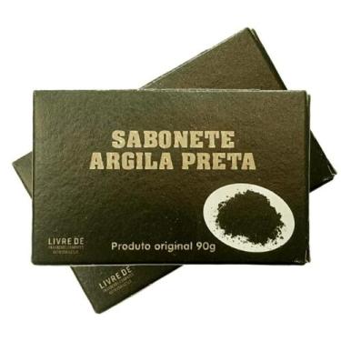 Imagem de Sabonete Argila Preta 90G Tropical - Kit 2 Barras