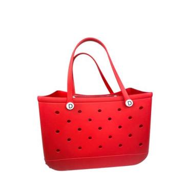 Imagem de Bolsa Eva Premium Luxo Praia Piscina Impermeável - - Domum, Vermelho, 