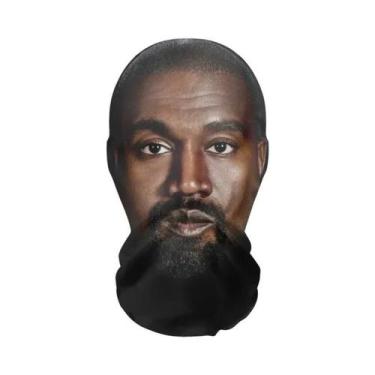 Imagem de Máscara Kanye Impressa Em 3D, Balaclava De Rosto Inteiro Em Malha Elás