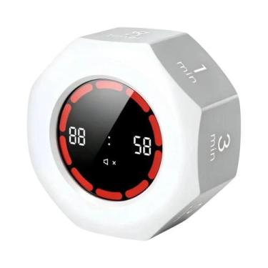 Imagem de Timer Digital Silencioso Pomodoro Para Cozinha, Estudo E Banho 5/10/25