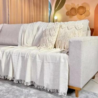 Imagem de Kit 02 Manta para Sofá Cama 4,00x1,80 Gigante Capa Protetor de Sofa Re