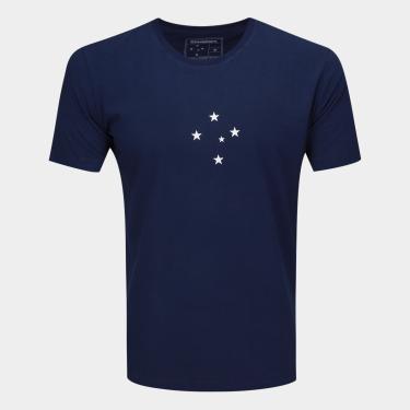 Imagem de Camiseta Cruzeiro Estrelas Tradicional Masculina-Masculino