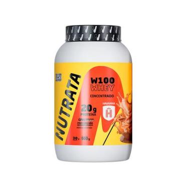 Imagem de Whey protein w100 doce de leite havanna 900gr nutrata, Docê de leite H