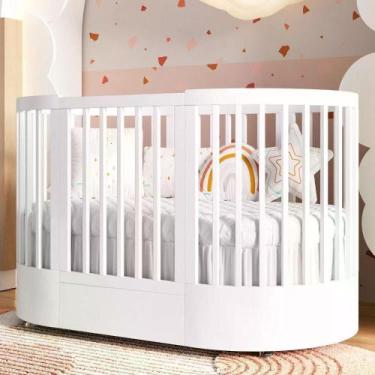 Imagem de Berço e Mini Cama 3 em 1 Wave Divicar Branco Acetinado - Divicar Móvei