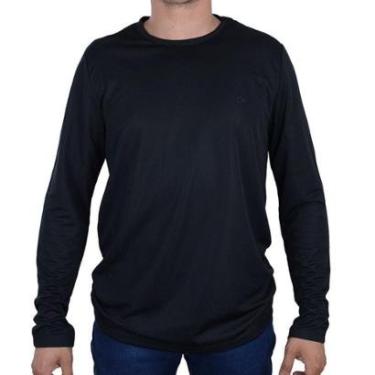 Imagem de Camiseta Masculina Ogochi ML Sport Super Preta - 0065-Masculino