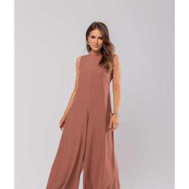 Imagem de Macacão Regata Feminino Alfaiataria Pantalona Salvatore Fashion-Feminino